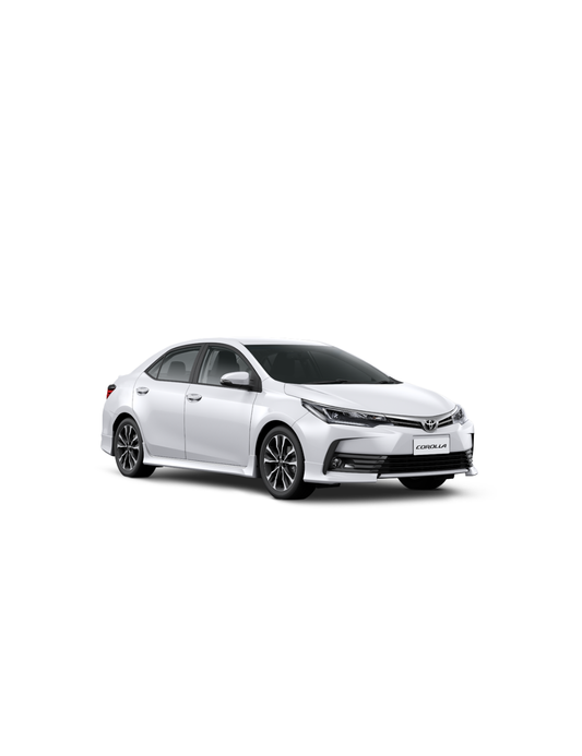 Crystal White Toyota Corolla – Elegant Sedan Edition